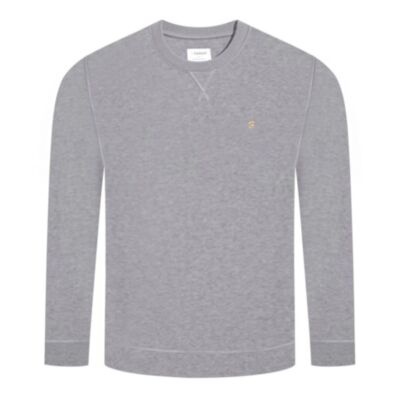 Farah Tim New Crew Sweater Light Grey
