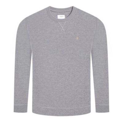 Farah Tim New Crew Sweater Light Grey
