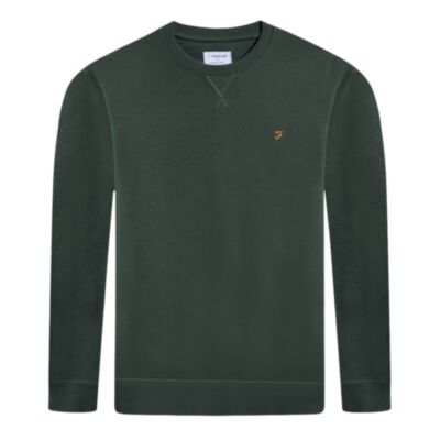 Farah Tim New Crew Sweater Evergreen