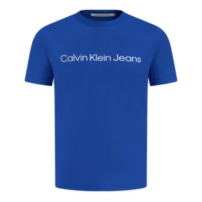 Calvin Klein Inst Logo Slim T-Shirt Kettle Blue