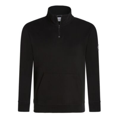 Calvin Klein Badge Half Zip Sweat Black