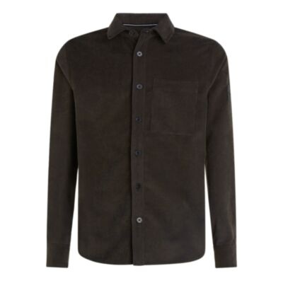 Calvin Klein Reg Fit Corduroy Shirt Black