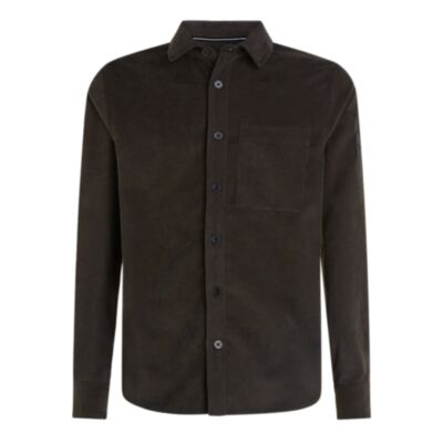 Calvin Klein Reg Fit Corduroy Shirt Black