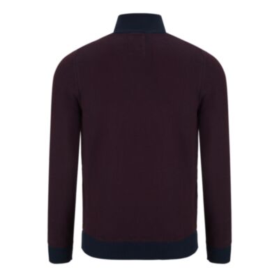 6Th Sense Jimmy 1/4 Zip Knit Port