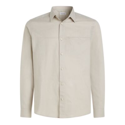 Calvin Klein Flannel Solid OverShirt Fog