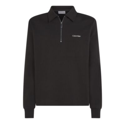 Calvin Klein Logo Repreve Half Zip Black