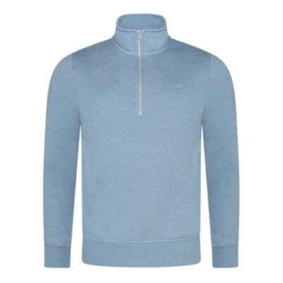Superdry ESS Half Zip Sweater Blue Marl