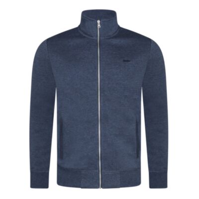 Superdry Ess Logo Zip Track Top Navy