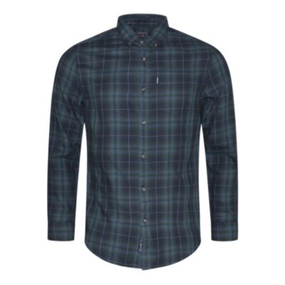 Superdry Vintage Check Shirt Navy