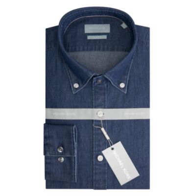 Michael Kors Indigo Slim Shirt Indigo