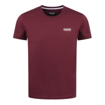 Barbour lntl Small Logo Tee Bordeaux