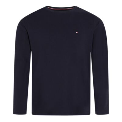 Tommy Hilfiger Stretch Slim LS T-Shirt Navy