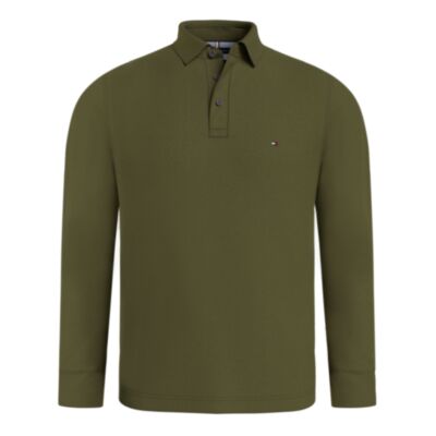 Tommy Hilfiger 1985 Slim LS Polo Green