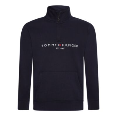 Tommy Hilfiger Logo Mock Neck - Desert Sky