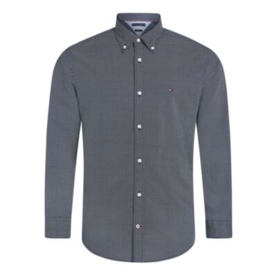 Tommy Hilfiger Soft Flex Print Shirt Navy