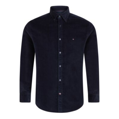 Tommy Hilfiger Flex Solid Cord Shirt Navy