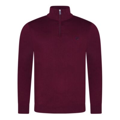 XV Kings Petersham Half Zip Cabernet