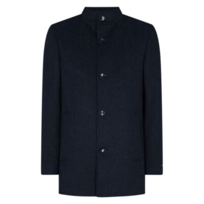 Remus Uomo Jonah Navy Overcoat
