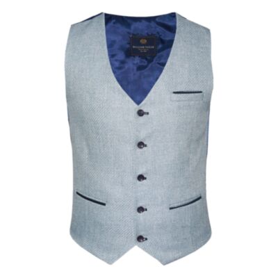 William Tailor Edward Waistcoat In Grey
