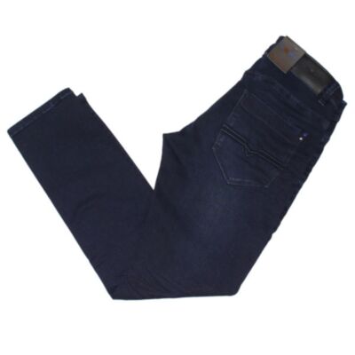 Eto Hyper Stretch Jeans In Navy