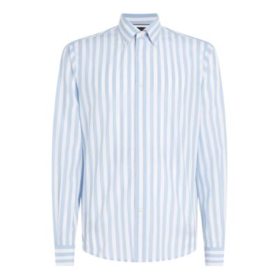 Tommy Hilfiger Silky Stripe Shirt Cloudy