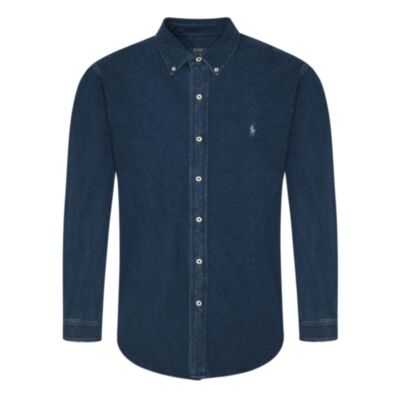 Ralph Lauren Mesh Cotton Shirt Indigo