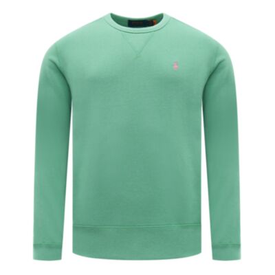 Ralph Lauren Fleece Cotton Sweater Green