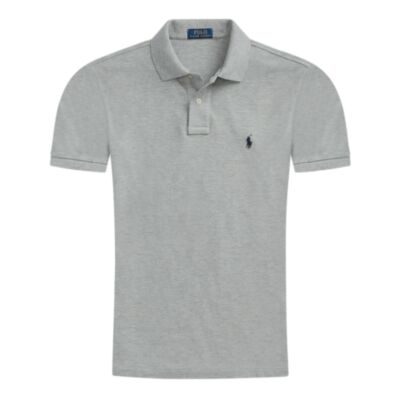 Ralph Lauren Slim Fit Polo Shirt Grey