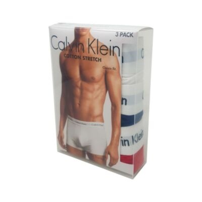 Calvin Klein Low Rise Trunk 3pack White