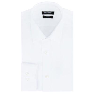 Remus Tapered Fit Formal Shirt In White