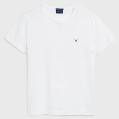 Gant Orginal Solid T-Shirt In White