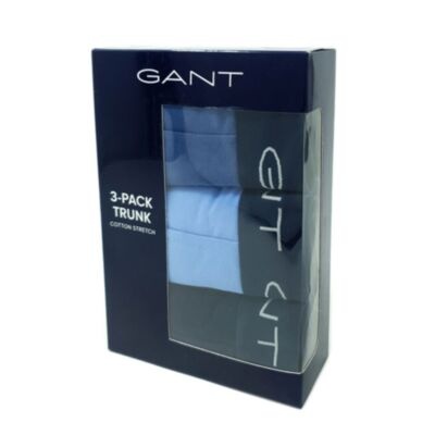 Gant 3 Pack Trunks Navy, Sky, Blue