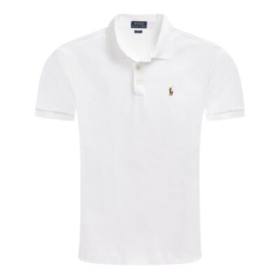 Ralph Lauren Pima Cotton Polo - White