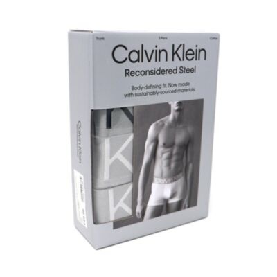 Calvin Klein 3pk Trunk Black White Grey