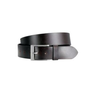 Lindenmann Leather Belt Dark Brown