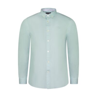 Ted Smith Bond Oxford Shirt Aqua