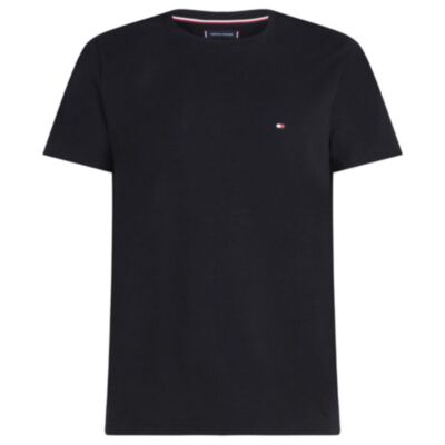 Tommy Hilfiger Core Stretch Tee In Black