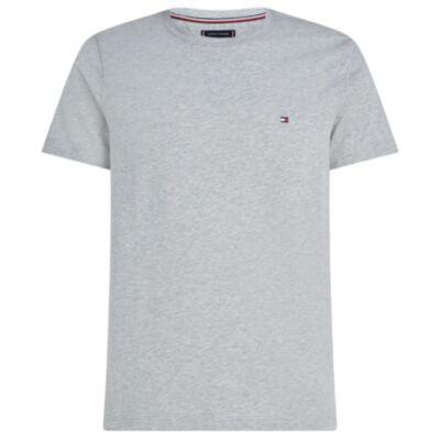 Tommy Hilfiger Core Stretch Tee In Grey