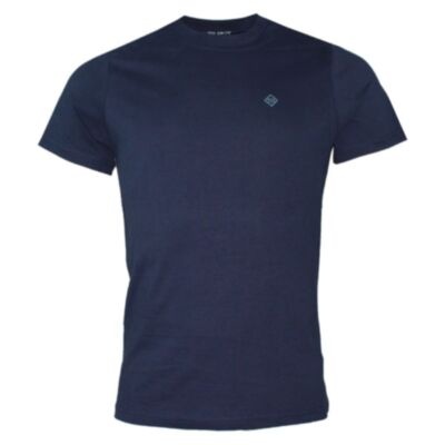 Ted Smith Waxy T-Shirt In Navy