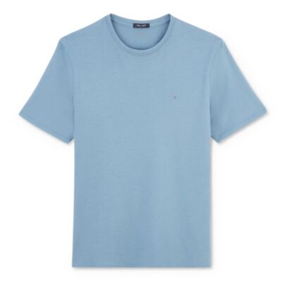 Eden Park Cotton Tee In Blue