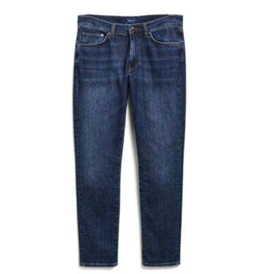 Gant Hayes Jeans In Dark Blue Worn