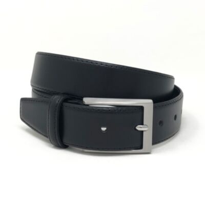 Lindenmann Leather Belt in Black