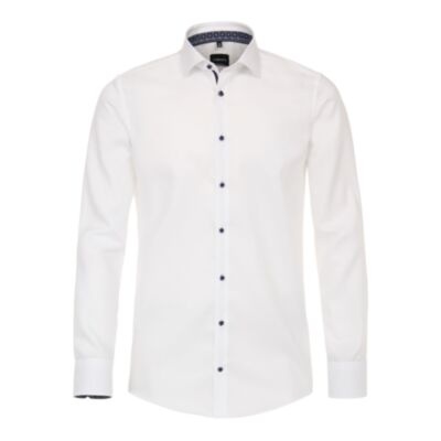 Venti Kent Modern Fit Shirt In White