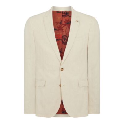 Remus Uomo Linen Deano Jacket Beige