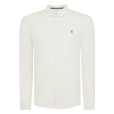 Remus Uomo Ashton Slim Shirt In Cream