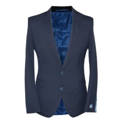 Daniel Grahame Slim Dean Jacket In Navy
