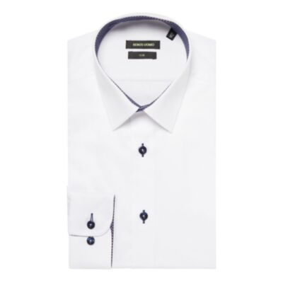 Remus Uomo Ashton Slim Shirt In White