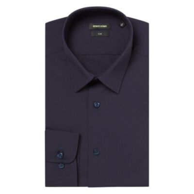 Remus Uomo Ashton Slim Fit Shirt Navy
