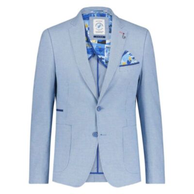 Fish Named Fred Small Check Blazer Light