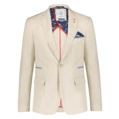 Fish Named Fred Linen Jacket In Sand
